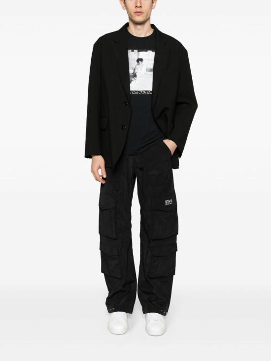  골든구스 스트레이트 팬츠 GMP01831P00145790100 Black - GOLDEN GOOSE