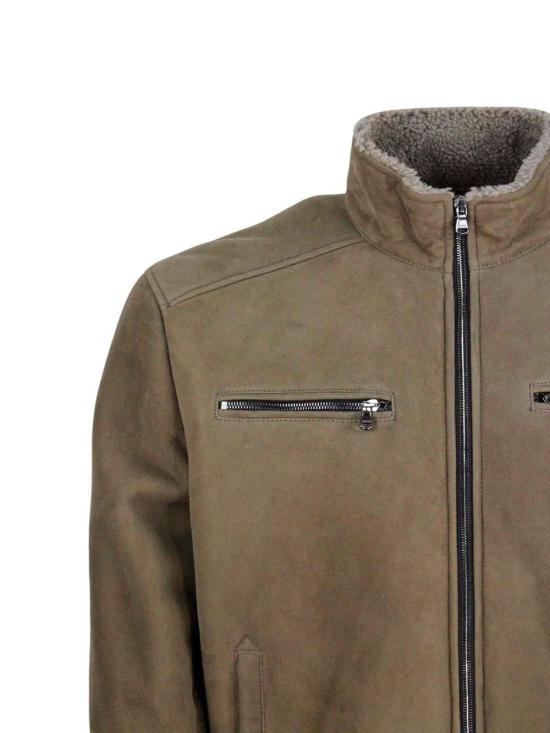  발바 가죽 자켓 SAIL389000003 Beige - BARBA