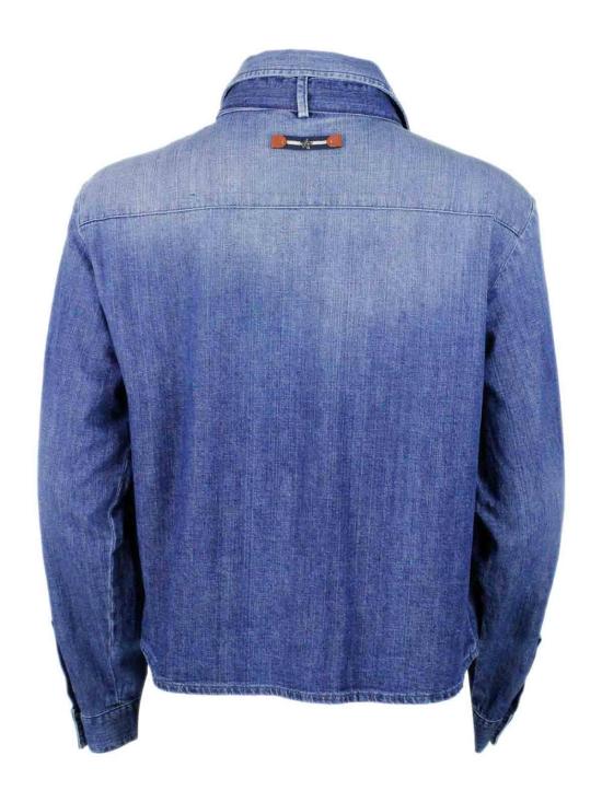  로레나안토니아찌 셔츠 A2460CA06A0575 Medium Wash - LORENA ANTONIAZZI