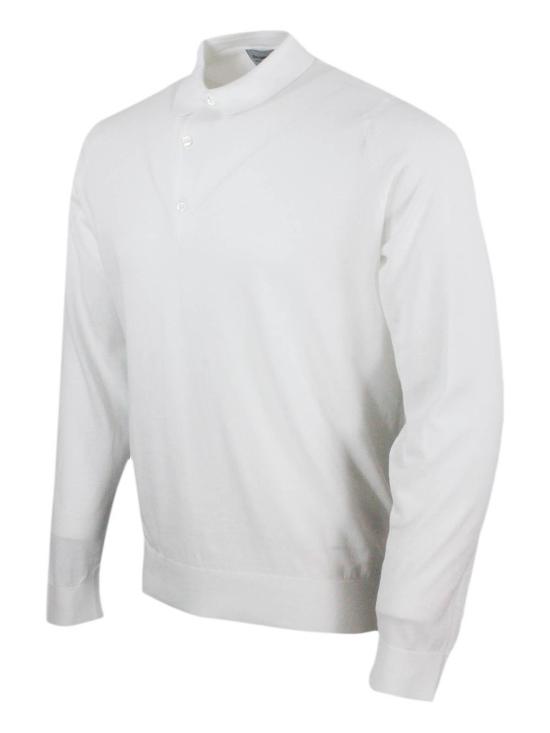  존스메들리 반팔 티셔츠 BRADWELLLSWHITE White - JOHN SMEDLEY