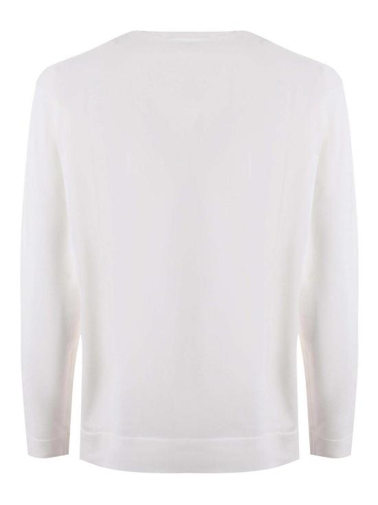  씨피 컴퍼니 스웨터 CMKN168A4037A103 White - C.P. COMPANY