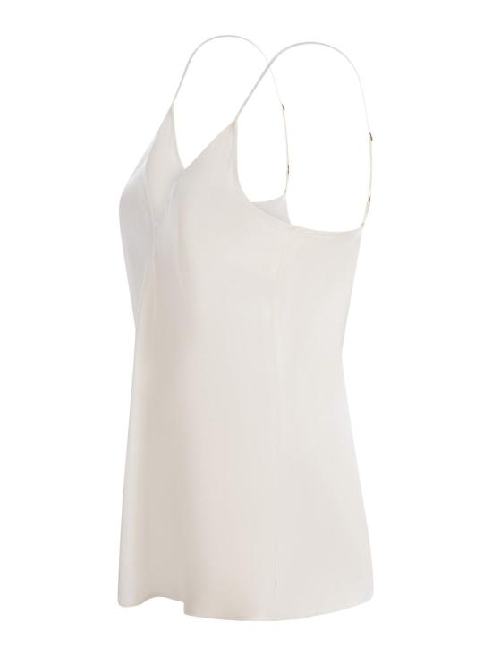  포르테포르테 민소매 티셔츠 10061AVORIO White - FORTE FORTE