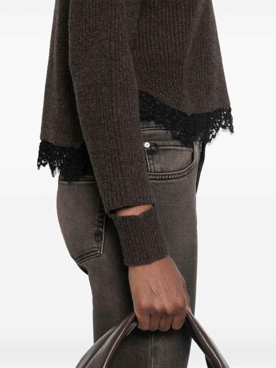 25FW 핑코 긴팔 티셔츠 100720A238M28 Brown - PINKO