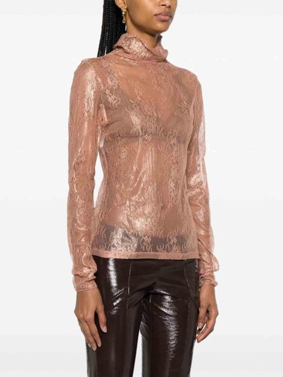 24FW 핑코 민소매 티셔츠 102853A1JWNH3 Beige - PINKO