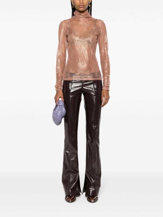 24FW 핑코 민소매 티셔츠 102853A1JWNH3 Beige - PINKO