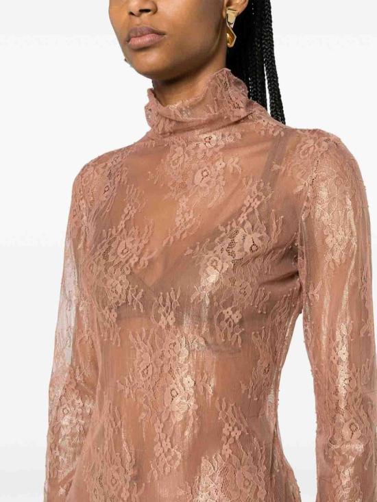 24FW 핑코 민소매 티셔츠 102853A1JWNH3 Beige - PINKO