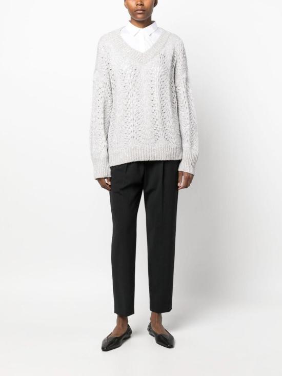  브루넬로 쿠치넬리 스트레이트 팬츠 M0W07P7811C2803 Black - BRUNELLO CUCINELLI