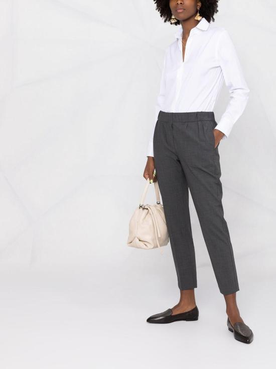  브루넬로 쿠치넬리 모닐리 체인 장식 긴소매 M0091NB426C159 White - BRUNELLO CUCINELLI