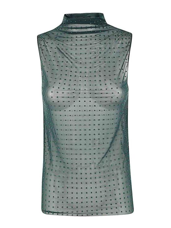 25FW 핑코 민소매 티셔츠 103913A220S1A Green