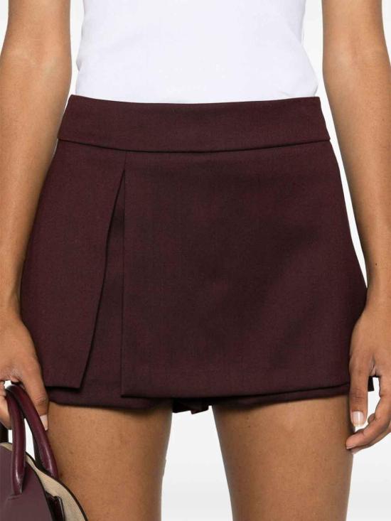  핑코 숏팬츠 104350A1B3R62 Dark Red - PINKO