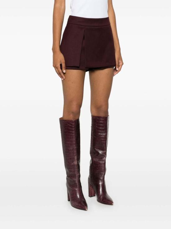  핑코 숏팬츠 104350A1B3R62 Dark Red - PINKO
