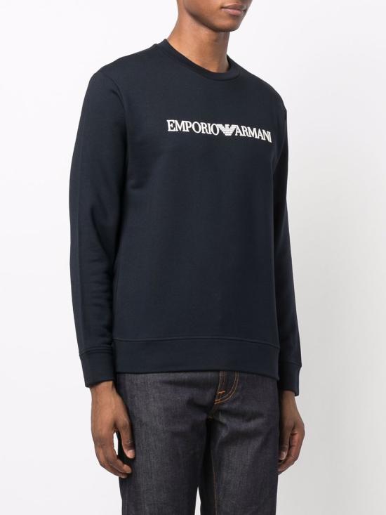  엠포리오 아르마니 긴팔 티셔츠 8N1MR6 1JRIZF905 NAVY - EMPORIO ARMANI