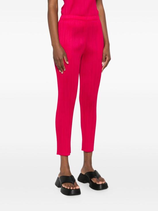 25SS 플리츠플리즈 스트레이트 팬츠 PP57JF407 23 Red - PLEATS PLEASE