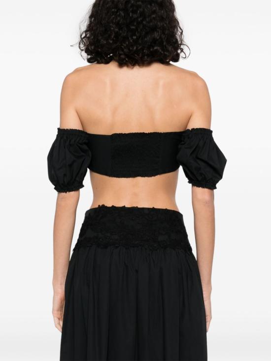 25SS 에르마노 설비노 민소매 티셔츠 D464L611 OVZ95708 Black - ERMANNO SCERVINO