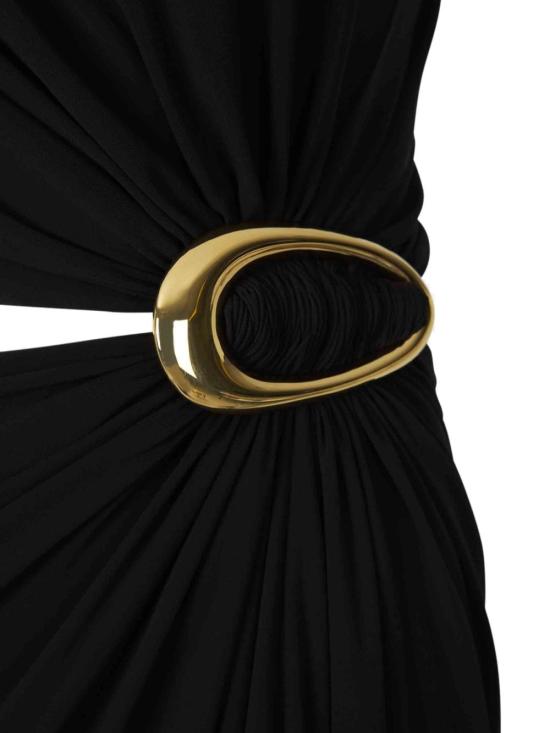 25SS 보테가베네타 롱 원피스 812325 V4YX01000 Black - BOTTEGA VENETA