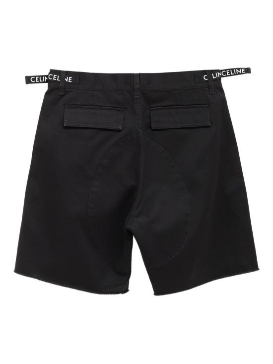 25SS 셀린느 코튼 카고 쇼츠 RP03P403E 38NO Black - CELINE