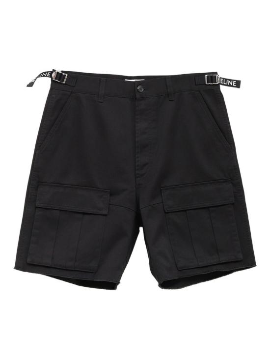 25SS 셀린느 코튼 카고 쇼츠 RP03P403E 38NO Black