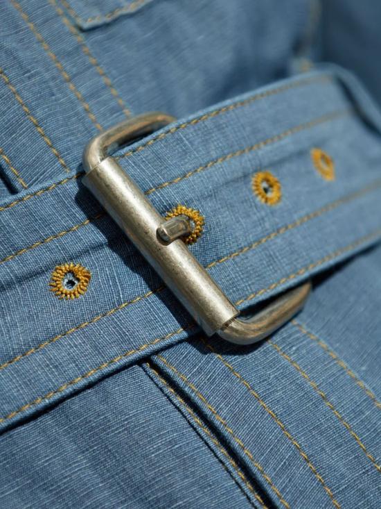 25SS 보테가베네타 롱 원피스 808563 V4CX04000 Blue - BOTTEGA VENETA