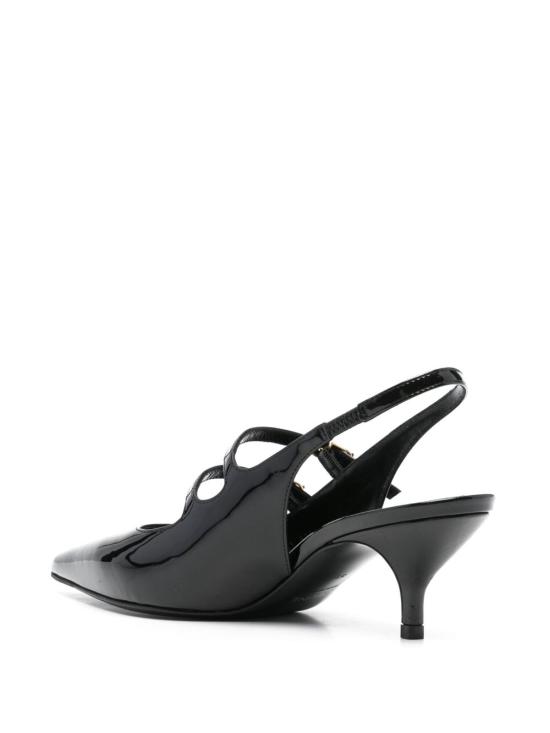 25SS 셀린느 주디 더블 스트랩 페이턴트 카프스킨 메리 제인 슬링백 362324582C 38NO Black - CELINE