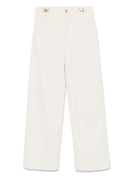 25SS 셀린느 스트레이트 팬츠 RP02E545Z 01OW White
