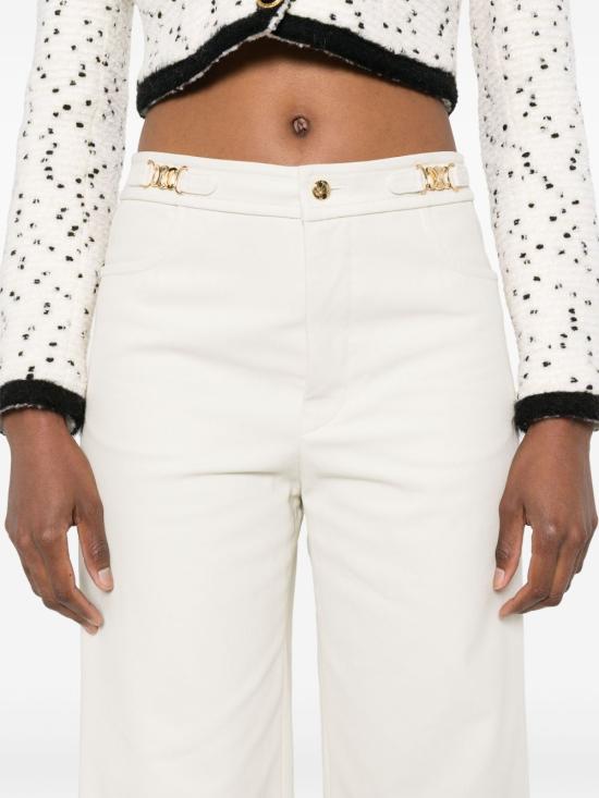 25SS 셀린느 스트레이트 팬츠 RP02E545Z 01OW White - CELINE