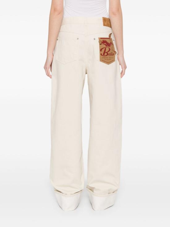 25SS 보테가베네타 데님 팬츠 824659 V5DV09247 White - BOTTEGA VENETA