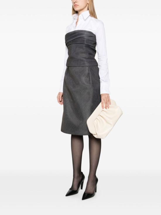 25FW 더모아레 클러치/파우치 TMCOBN81 SHELL Beige - THEMOIRE