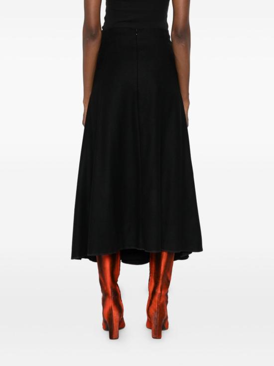 25FW 수잔 보머 미디 스커트 20400901 99 Black - SUSANNE BOMMER