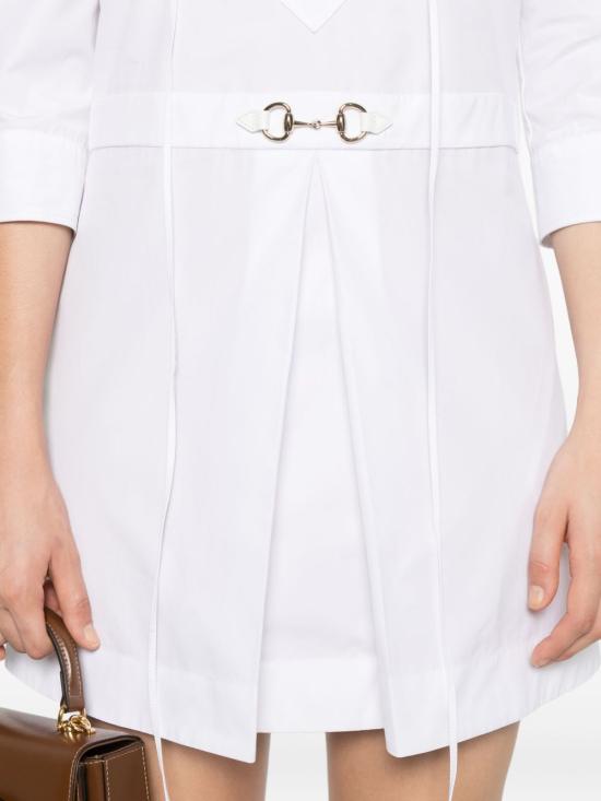 25FW 구찌 롱 슬리브 프론트 지퍼 캐주얼 재킷 832066 Z8B119000 White - GUCCI