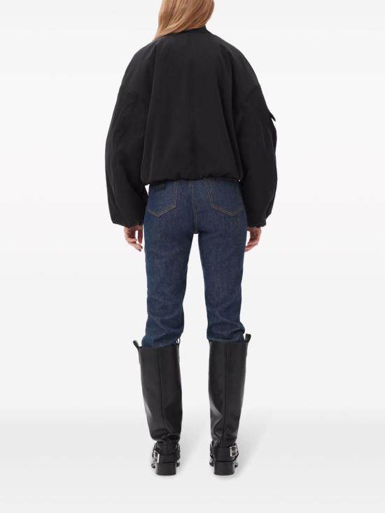 25FW 가니 봄버 자켓 F9180 099 Black - GANNI