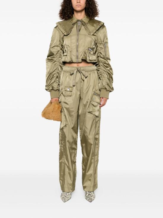 25FW 가니 스트레이트 팬츠 W0412 028 Green - GANNI