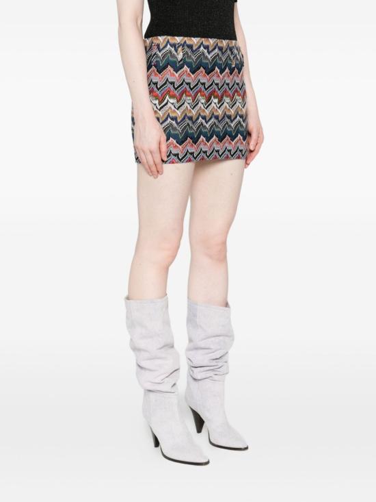 25FW 미소니 미디 스커트 DS25WH03 BR012FSM9R3 MultiColour - MISSONI