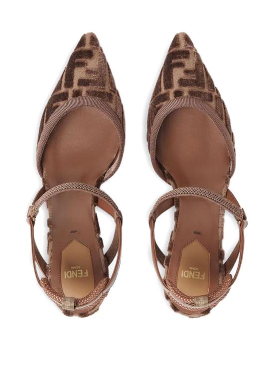 25FW 펜디 힐/펌프스 8J8362 AOTPF1TPH Brown - FENDI