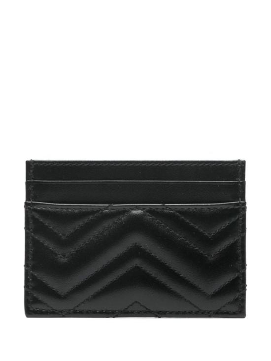 25FW 구찌 GG 마몽 카드 케이스 443127 DTD1T1000 Black - GUCCI