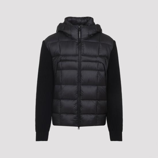 25FW 씨피 컴퍼니 DD 쉘 메리노 울 믹스 풀 집 자켓 19CMKN185A006390M999 BLACK DOM - C.P. COMPANY