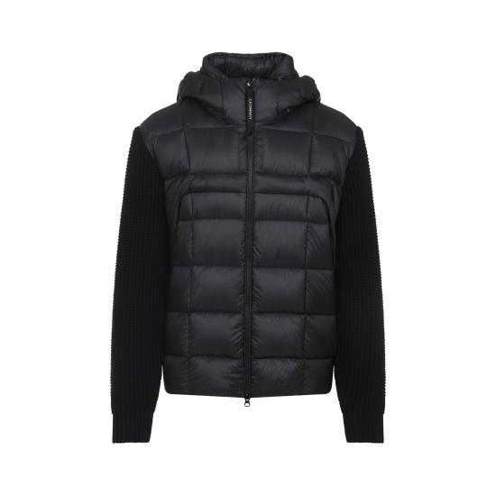 25FW 씨피 컴퍼니 DD 쉘 메리노 울 믹스 풀 집 자켓 19CMKN185A006390M999 BLACK DOM - C.P. COMPANY