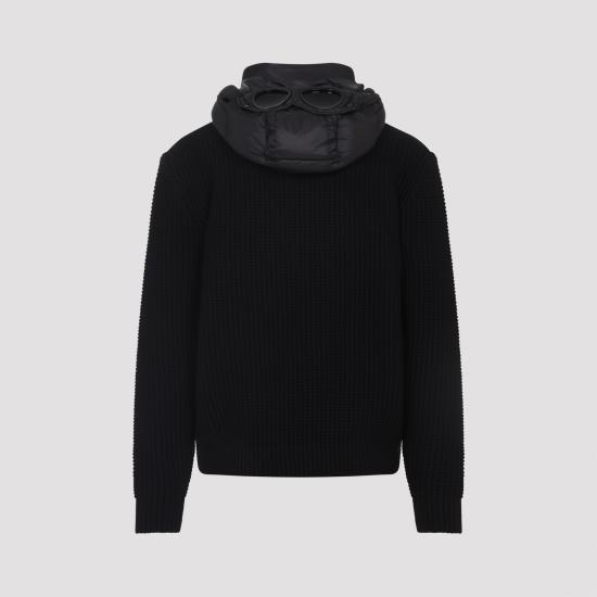 25FW 씨피 컴퍼니 DD 쉘 메리노 울 믹스 풀 집 자켓 19CMKN185A006390M999 BLACK DOM - C.P. COMPANY