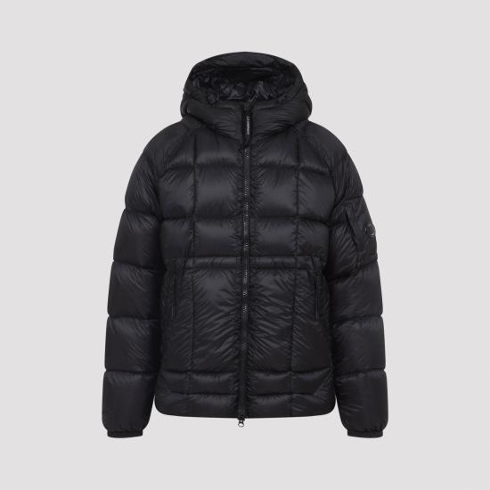 26FW 씨피 컴퍼니 D.D. 디디 쉘 후드 다운 푸퍼 자켓 RFCMOW702A 110416A 999 BLACK DOM - C.P. COMPANY