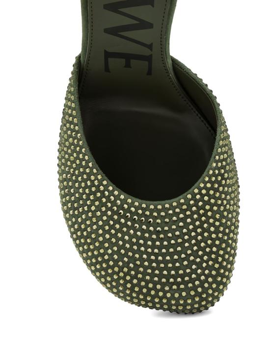 25FW 로에베 힐/펌프스 LLSTS01X25 4430 Green - LOEWE