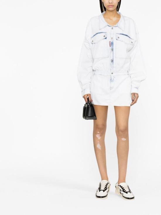  디스퀘어드2 숏 원피스 S75CV0635 S30341470 Clear Blue - DSQUARED2