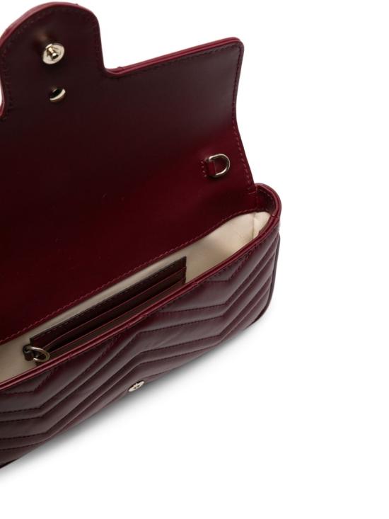 25FW 구찌 GG 마몽 슈퍼 미니백 751526 AADQM6241 Bordeaux - GUCCI