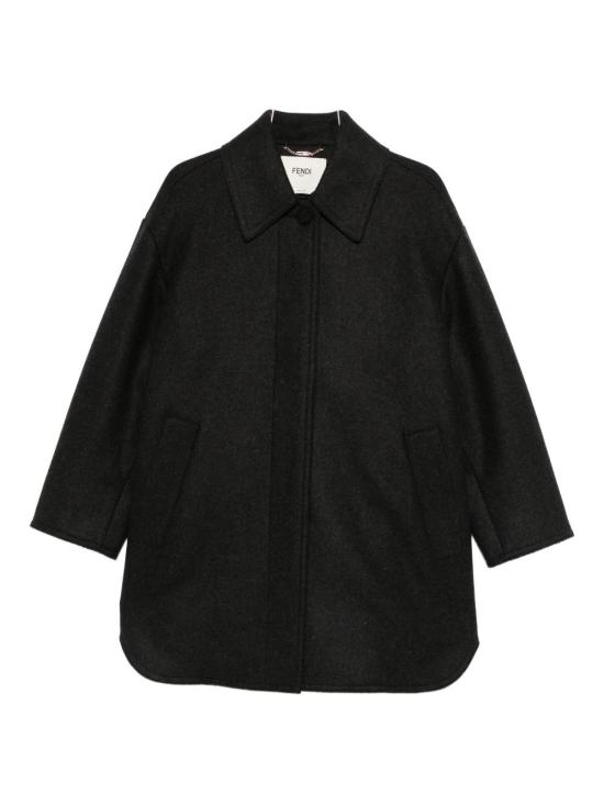 25FW 펜디 코트 FJ7670 AJ0KF0TAZ Grey