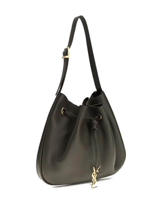 25FW 생로랑 파리 VII 그레인드 레더 스몰 호보백 796626 AADUU3212 Green - SAINT LAURENT