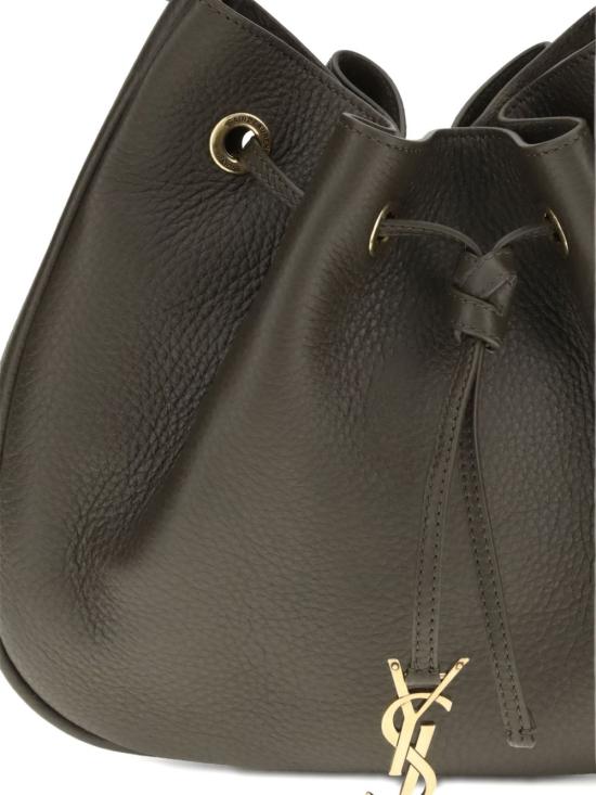 25FW 생로랑 파리 VII 그레인드 레더 스몰 호보백 796626 AADUU3212 Green - SAINT LAURENT