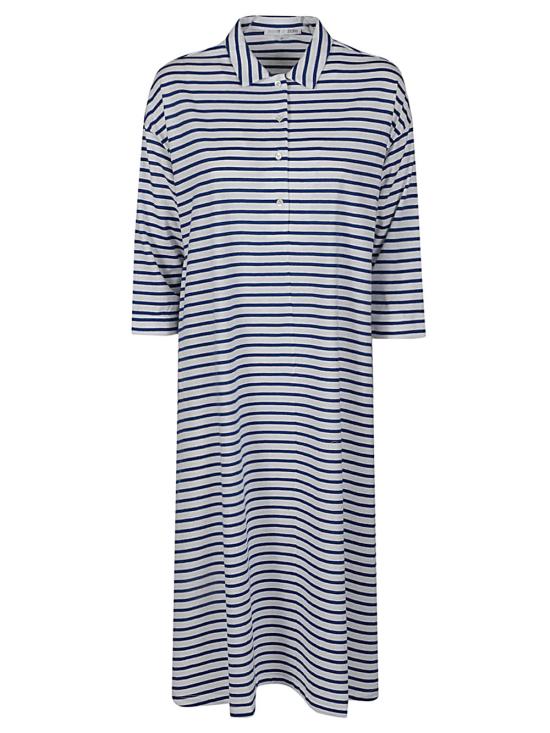  셔츠 씨제로 롱 원피스 525 002 Blue