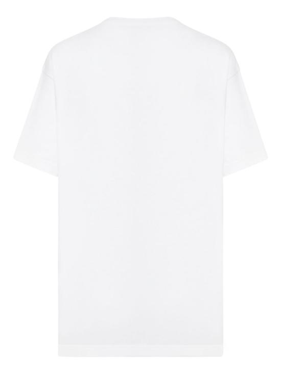 25FW 구찌 프린티드 코튼 반팔 티셔츠 837959 XJHG99081 White - GUCCI