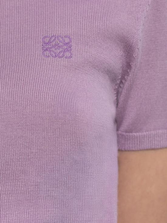 25FW 로에베 폴로 티셔츠 S359Y55K23 6140 Lilac - LOEWE