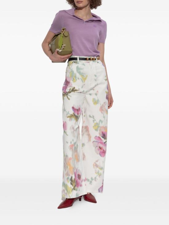 25FW 로에베 폴로 티셔츠 S359Y55K23 6140 Lilac - LOEWE