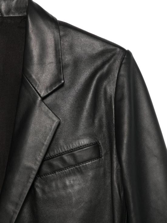 25FW 알리지 가죽 자켓 265804 A5003NE Black - ALYSI