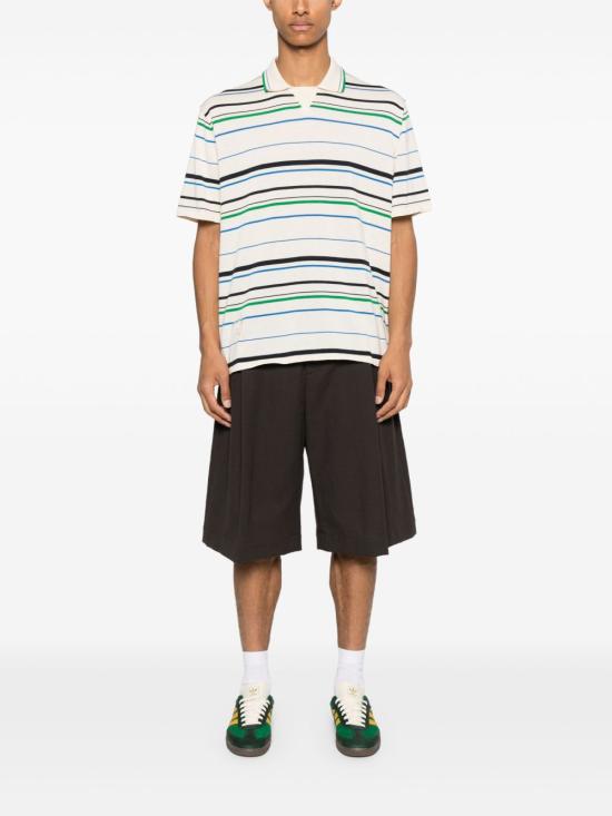 25SS 아디다스 X 웨일즈 보너 폴로 티셔츠 JM8203 WONDERWHITE GREEN BLUEBIRD MultiColour - ADIDAS X WALES BONNER